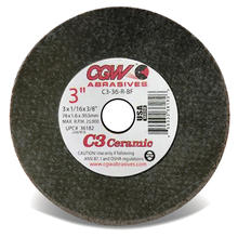 CGW Abrasives 36181 - 3x1/32x3/8 T1 C3-60-RBF