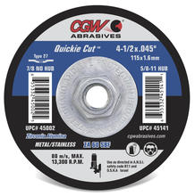 CGW Abrasives 45001 - 4X.045X5/8 T27 ZA60SBF
