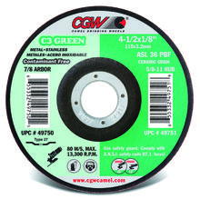 CGW Abrasives 49750 - 41/2x1/8X7/8 ASL 36 PBF