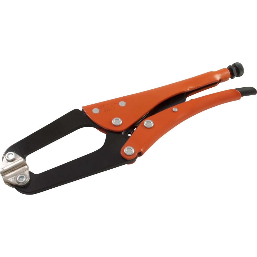 10&#34; Locking C-clamp Plier, With Self Levelling Jaw, 1-11/16&#34; Jaw Opening