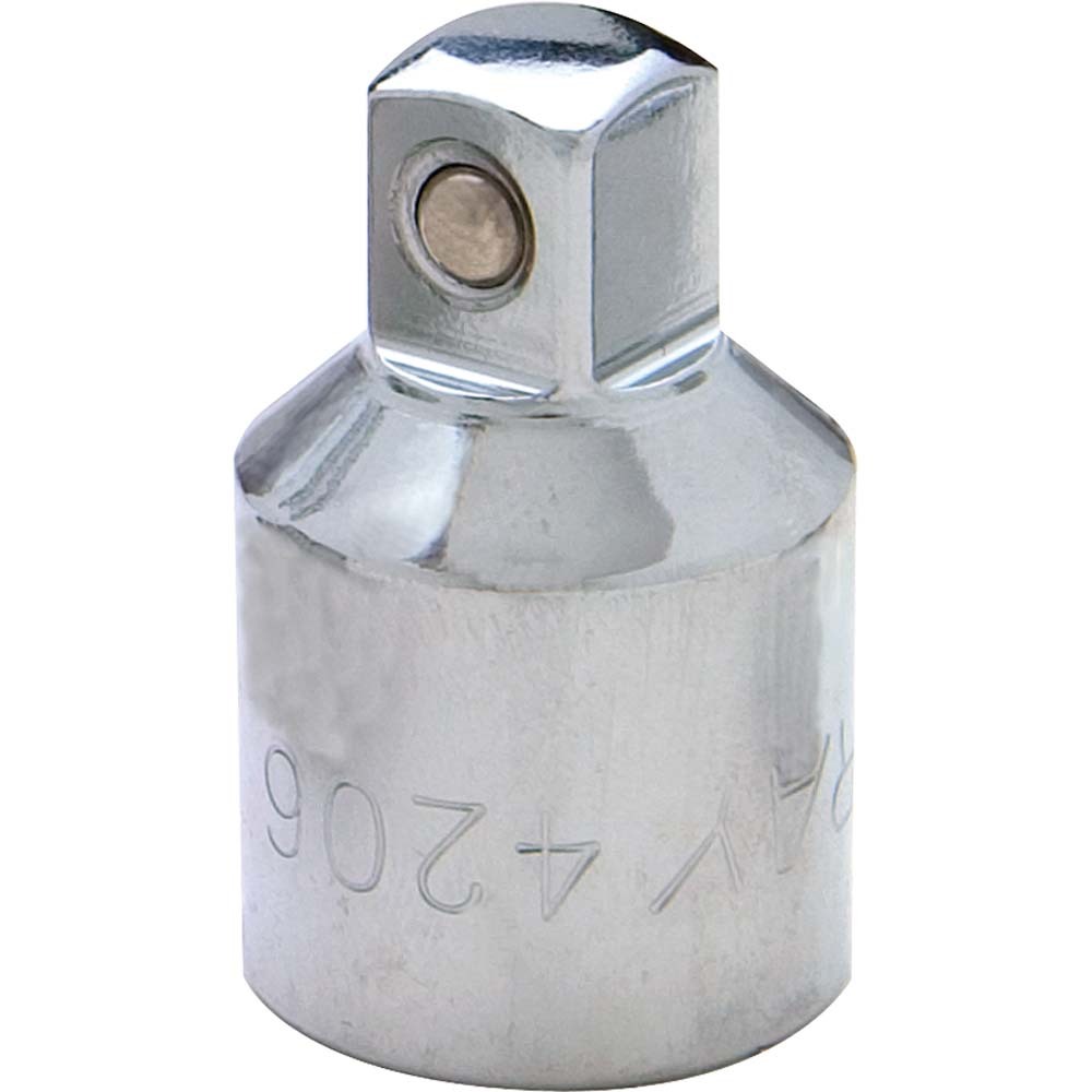 Chrome Adapter, 1/2&#34; Female X 3/8&#34; Male