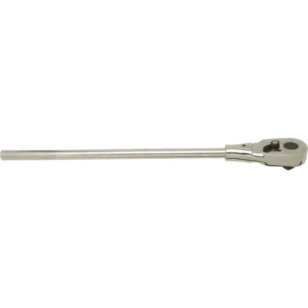 3/4&#34; Drive 32 Tooth Reversible Ratchet Head, And 19-1/2&#34; Handle, Chrome Finish