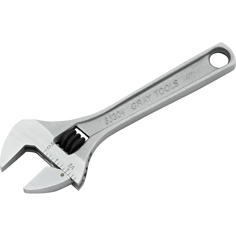 4&#34; Heavy Duty Adjustable Wrench, Matt Finish