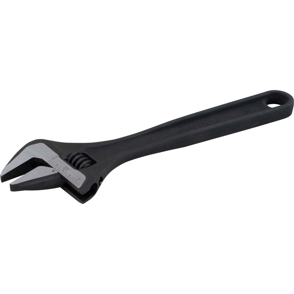 4&#34; Adjustable Wrench, Black Oxide Finish