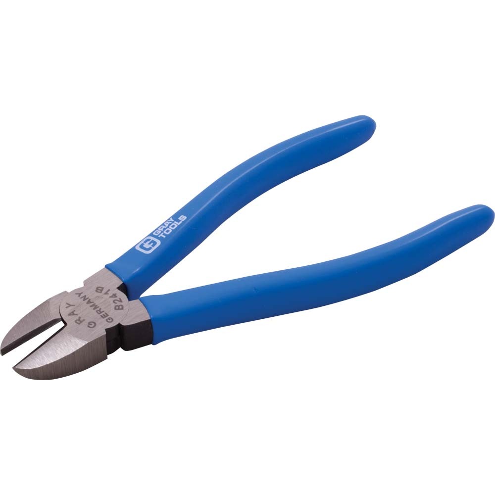5-1/4&#34; Side Cutting, Diamond Slim Nose Pliers, With Vinyl Grips, 3/4&#34; Jaw