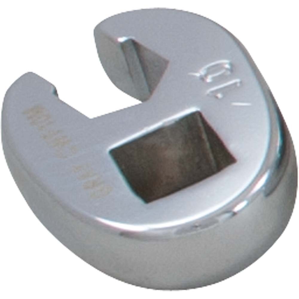 3/8&#34; Drive, 10mm Flare Nut Crow Foot Wrench, Chrome Finish