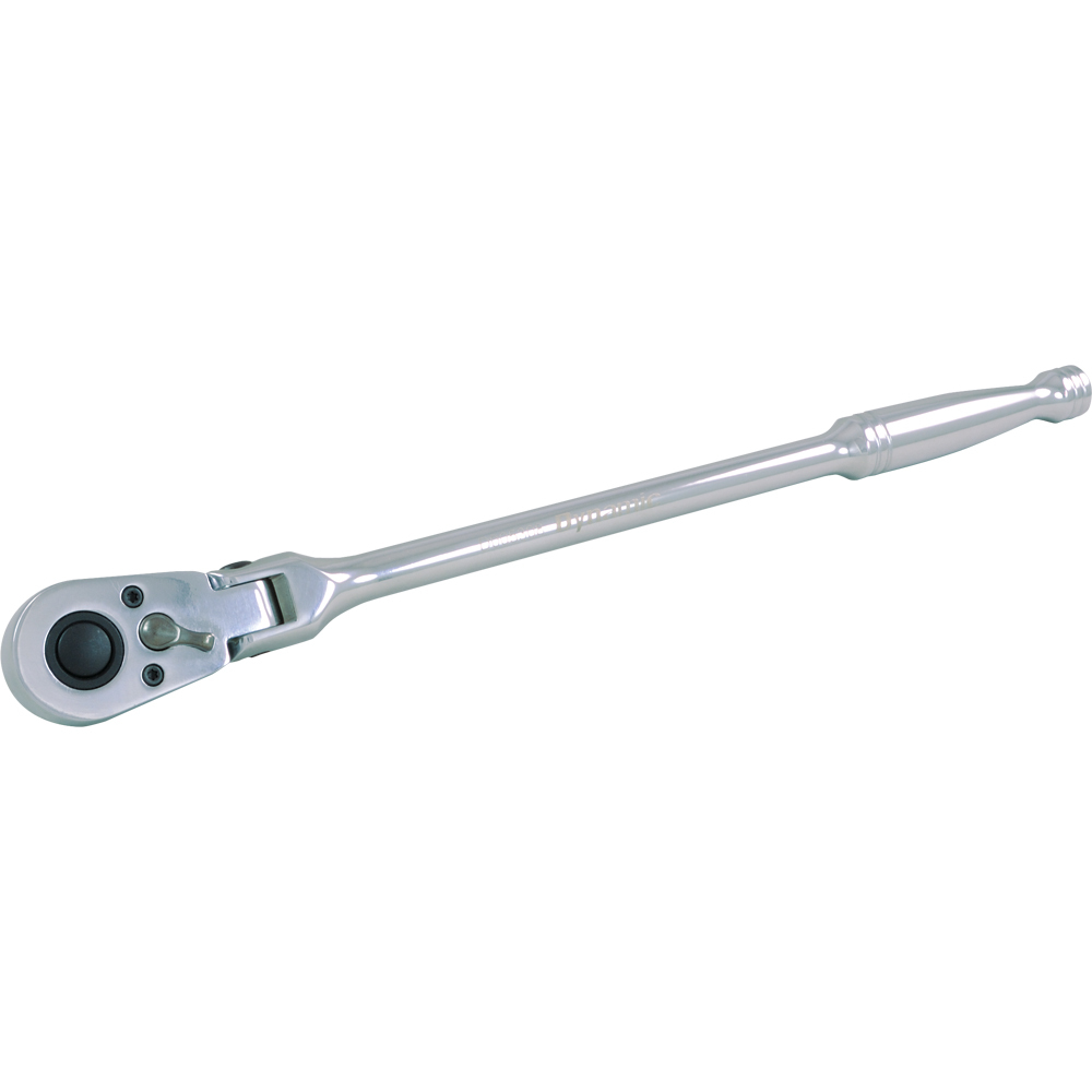 3/8&#34; Dr. 48 Tooth Flex Head Ratchet, 11-3/4&#34; Long, Chrome Finish