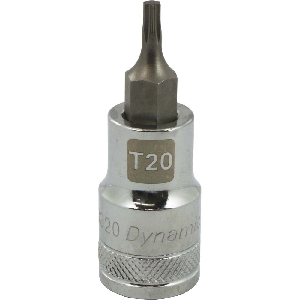 1/2&#34; Drive Torx® Head, T20 Bit Regular Length, Chrome Finish Socket
