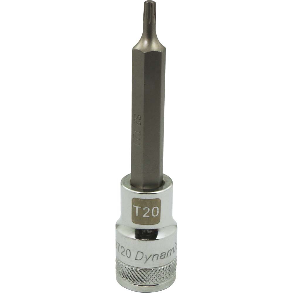 1/2&#34; Drive Torx® Head, T20 Long Bit, Chrome Finish Socket