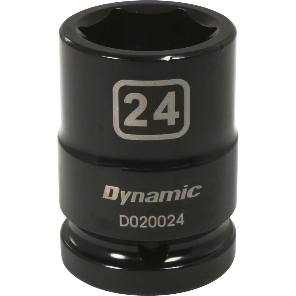 3/4&#34; Drive 6 Point Metric, 24mm Standard Length, Impact Socket