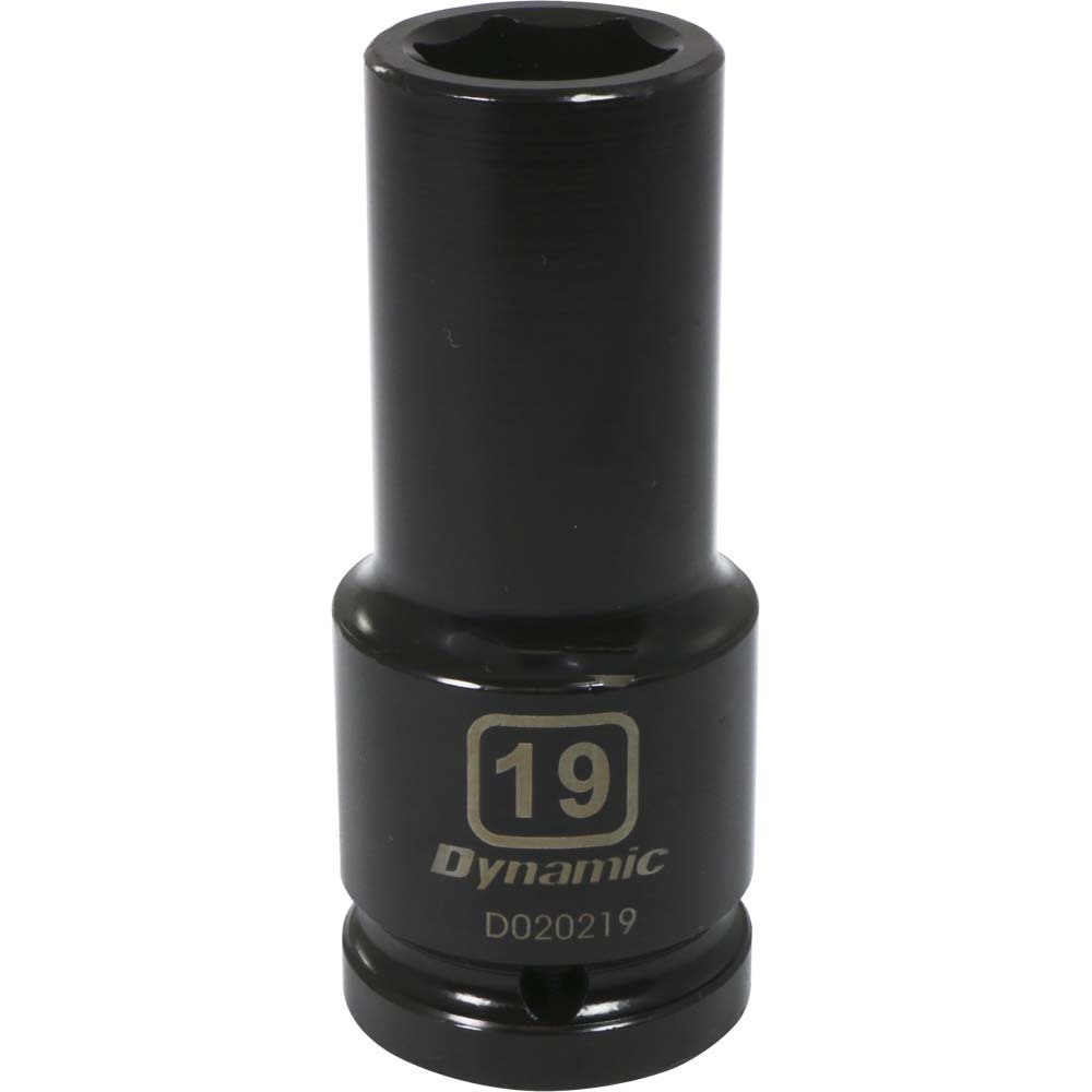 3/4&#34; Drive 6 Point Metric, 19mm Deep Length, Impact Socket