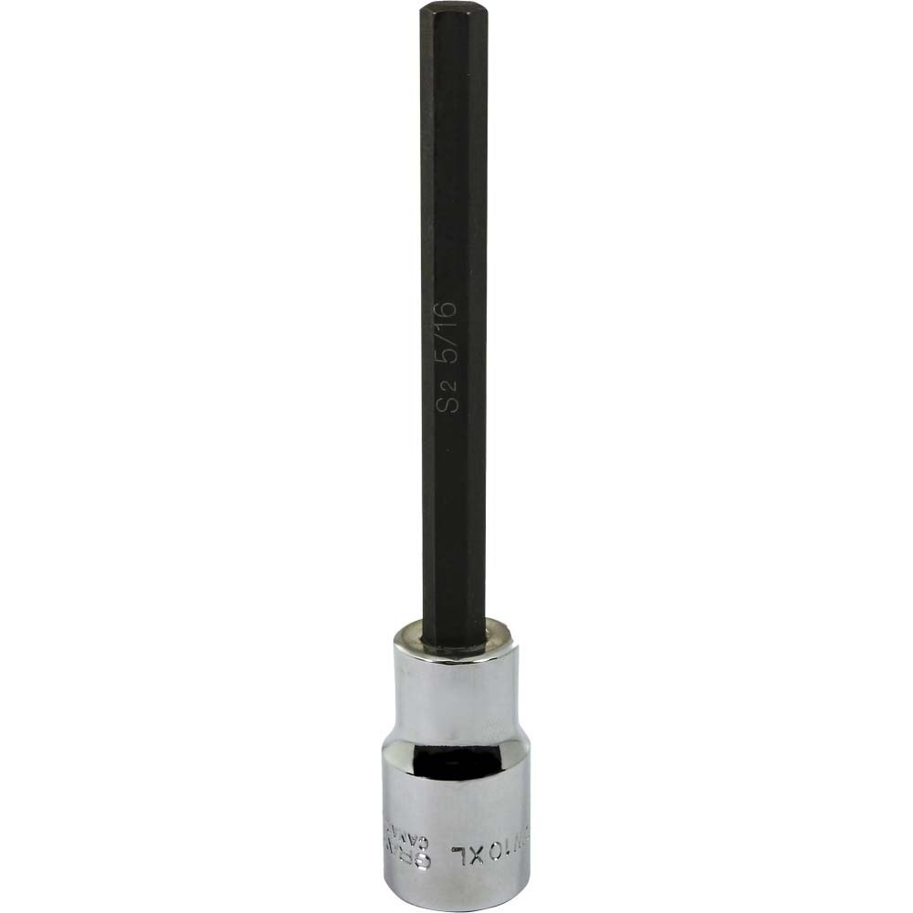 5/16&#34; X 1/2&#34; Drive, Extra Long Hex Head, Chrome Finish Socket