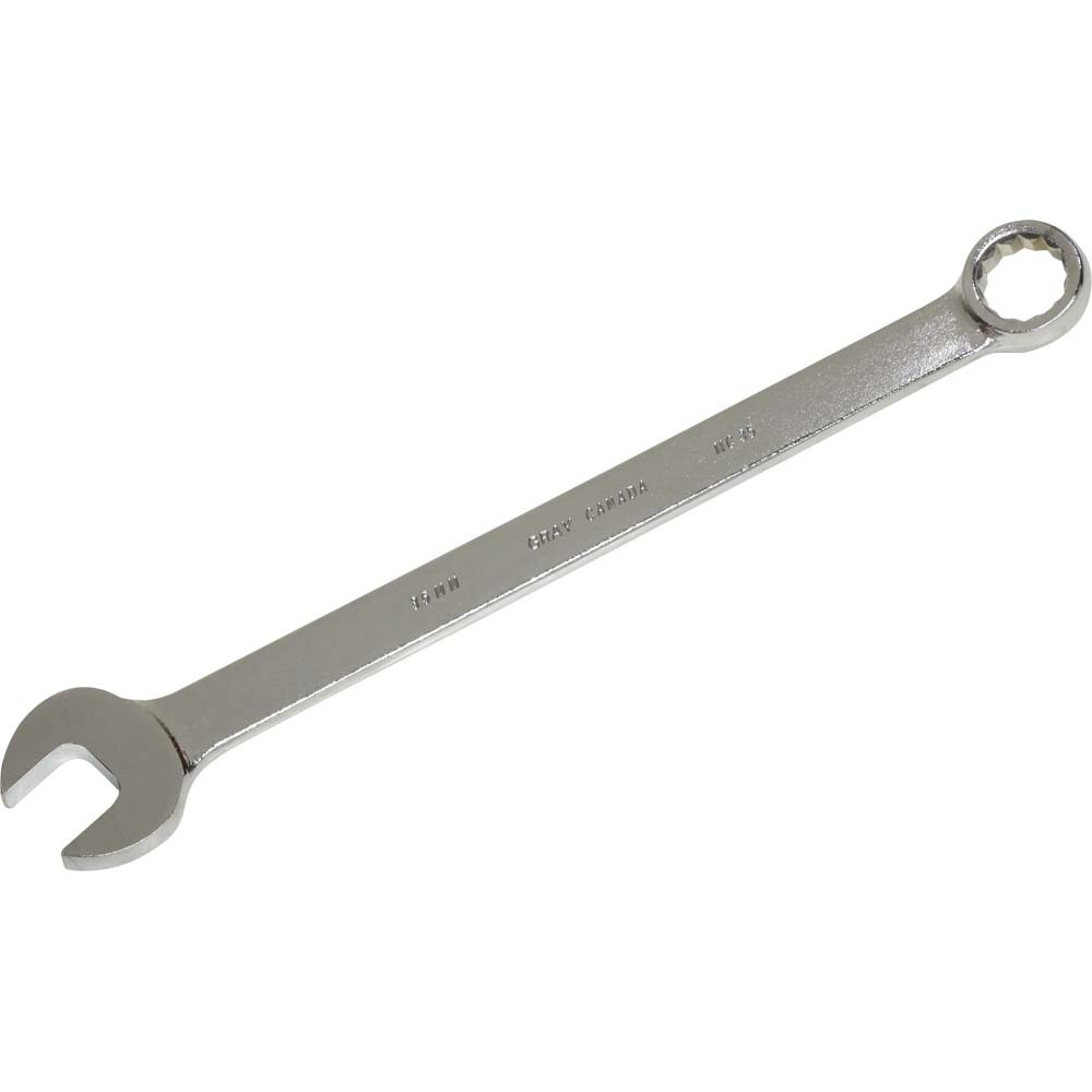 Combination Wrench 35mm, 12 Point, Satin Chrome Finish