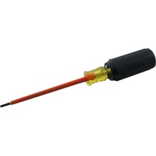 Gray Tools 30404-I - Electrician's Slotted Screwdriver, 4-1/4" Blade Length, .016 X 1/8" Tip, 1000V Insulated