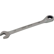 Gray Tools 500111 - 5/16" Combination Fixed Head Ratcheting Wrench, Stainless Steel Finish