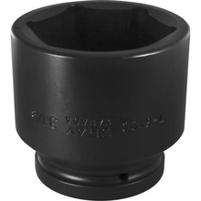 Gray Tools 7-6100 - 3-1/8" X 1" Drive, 6 Point Standard Length, Impact Socket