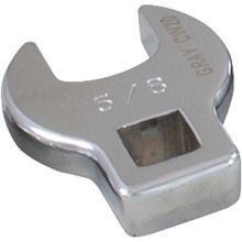 Gray Tools CW12 - 3/8" Drive, 3/8" Open End Crow Foot Wrench, Chrome Finish