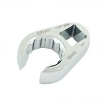 Gray Tools CWF20M - 1/2" Drive, 20mm Flare Nut Crow Foot Wrench, Chrome Finish
