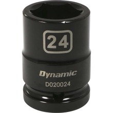 Gray Tools D020024 - 3/4" Drive 6 Point Metric, 24mm Standard Length, Impact Socket