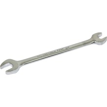 Gray Tools E1012 - Wrench Open End 5/16" X 3/8", 15° Head Angle, Mirror Chrome Finish