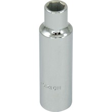 Gray Tools MD1210H - 10mm X 1/2" Drive 6 Point, Deep Length, Chrome Finish Socket