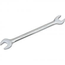 Gray Tools ME1011 - Wrench Open End 10mm X 11mm, 15° Head Angle, Mirror Chrome Finish
