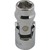 3/8" Drive 6 Point SAE, 7/16" Universal Joint Socket, Chrome Finish
