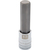 1/2" Drive Metric Hex Head, 6mm Long Bit, Chrome Finish Socket