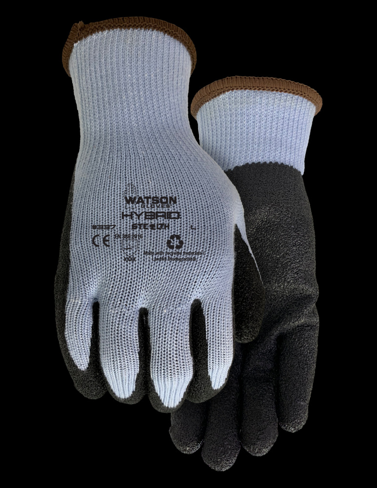 STEALTH HYBRID WASTENOT CRINKLE LATEX W RECLAIM COATED - L