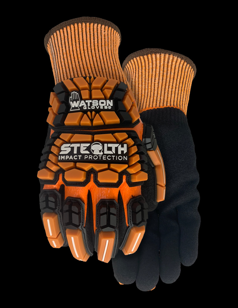 STEALTH ORANGE CRUSH A5 13GG FULLDIP SANDY NITRILE TPR IMPACT - L