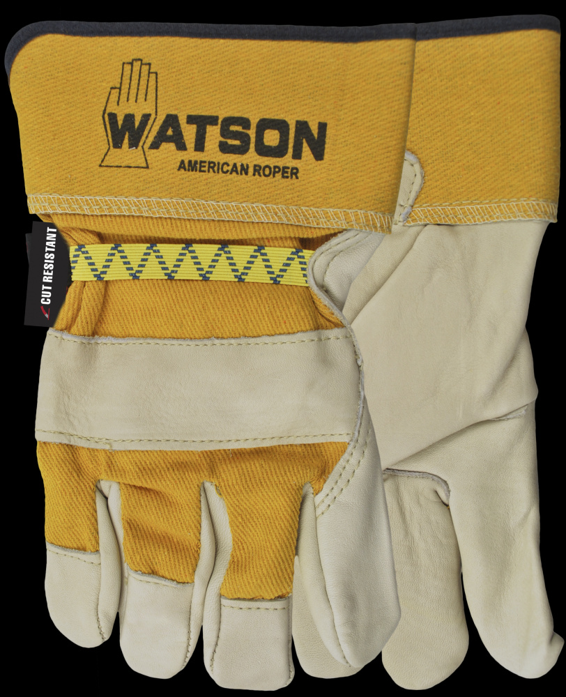 AMERICAN ROPER CUT A4 PREMIUM FULLGRAIN COW COTTON BACK COMBO - L