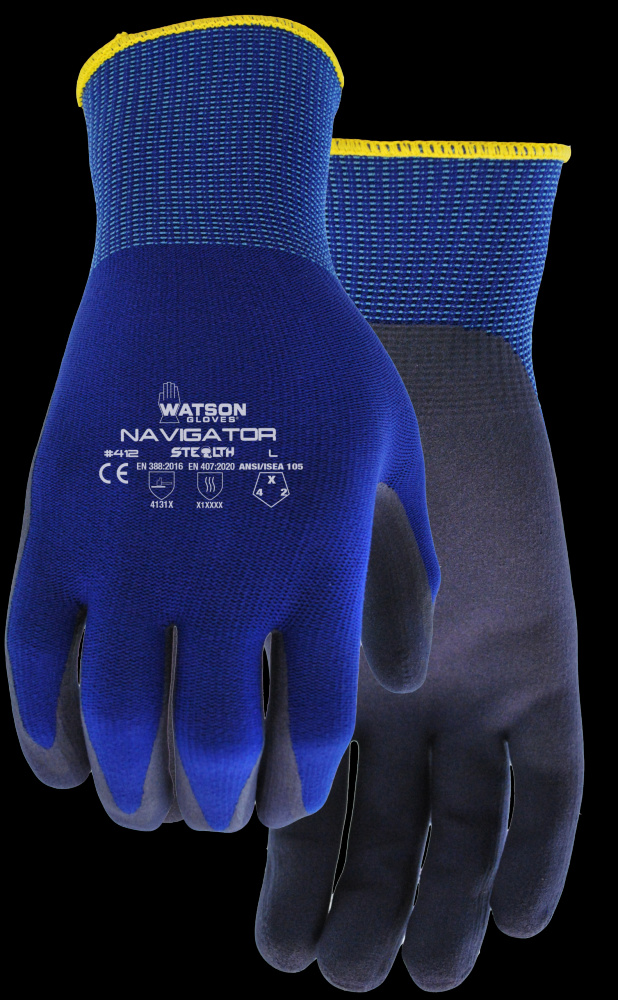 STEALTH NAVIGATOR 15GG NYLON SHELL FOAM NITRILE COATED - M