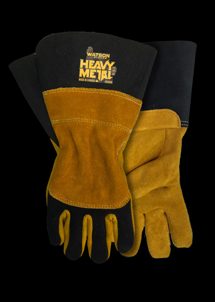 BLACK VELVET A5 SPLIT ELK BACK ELK FULL REVERSE PALM WELDING - L