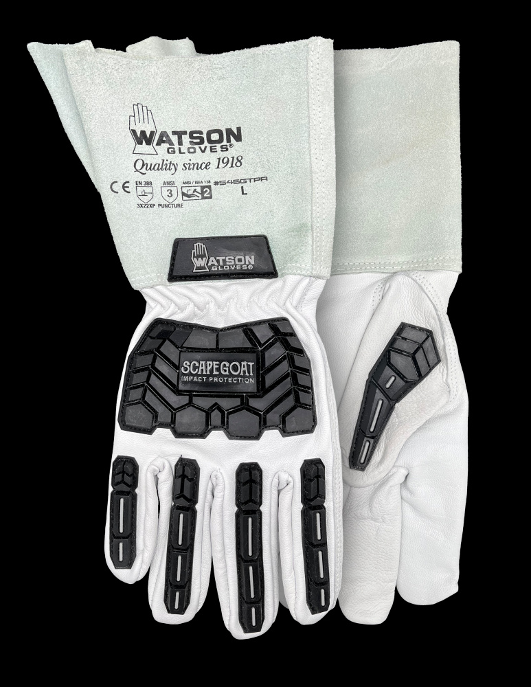 SCAPE GOAT FULLGRAIN GOATSKIN GAUNTLET TPR - L