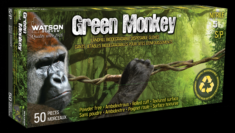 GREEN MONKEY 5 MIL NITRILE-LARGE