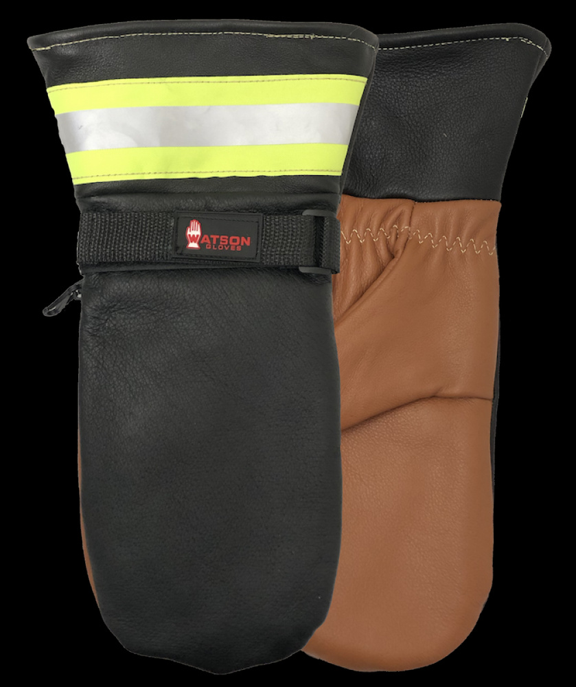 MOSCOW MULE FULL COW PALM PIG BACK SHERPA LINED SHORT MITT - L