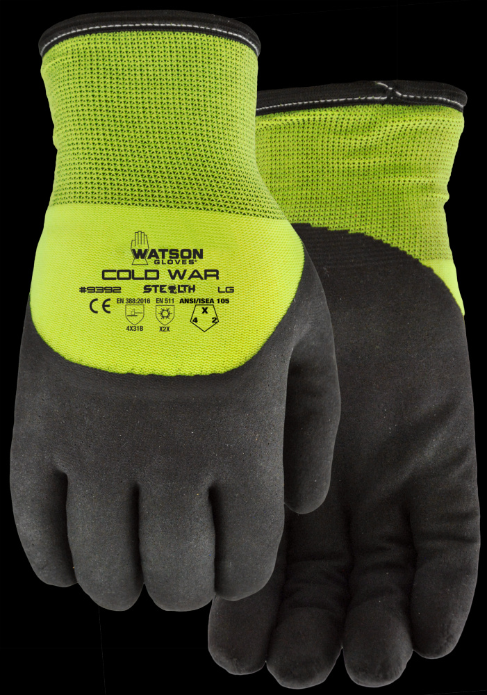 STEALTH COLD WAR 3/4 DIPPED FOAM NITRILE THERMAL LINED COATED - L
