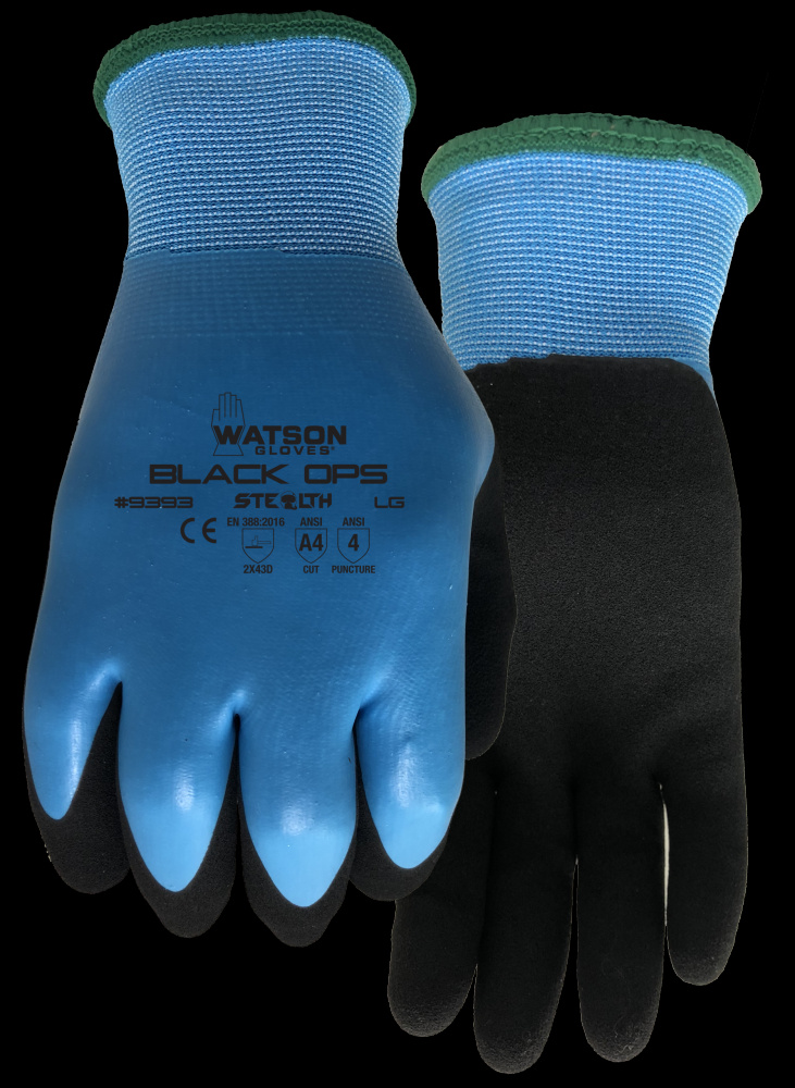 STEALTH BLACK OPS A4 DOUBLE DIP FOAM LATEX ACRYLIC LINED COATED - X