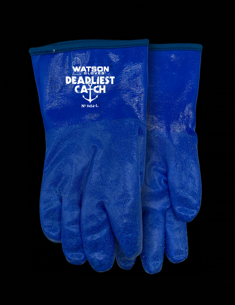 DEADLIEST CATCH POLYURETHANE COATING ACRYLIC LINED COATED - L