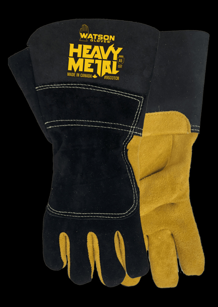 BLACK VELVET A5 SPLIT ELK BACK FULL REVERSE PALM C100 LINED WELDING - L