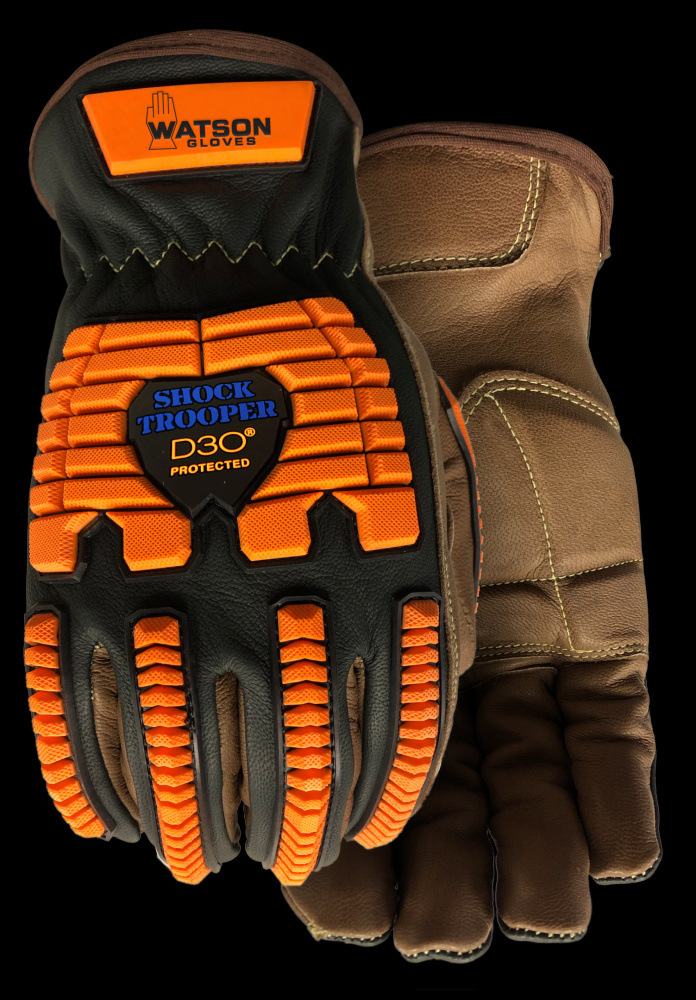 SHOCK TROOPER A7 D30 BACK ANTIVIBE PALM THINSULATE GOATSKIN - S