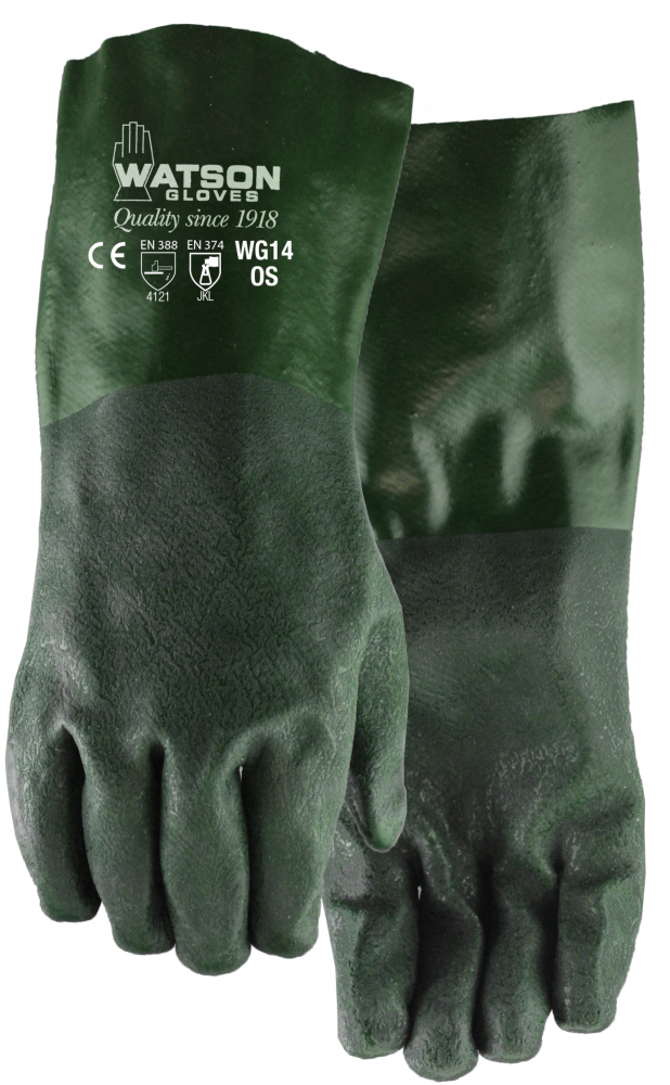 GREEN 14&#34; GAUNTLET