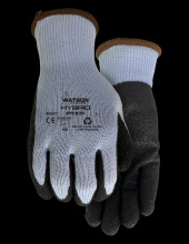 Watson Gloves 337-L - STEALTH HYBRID WASTENOT CRINKLE LATEX W RECLAIM COATED - L