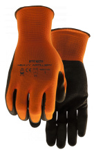 Watson Gloves 397X6-L - STEALTH HEAVY ARTILLERY CRINKLE LATEX HI VIS 6 PACK COATED - L