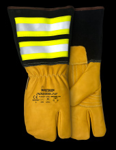 Watson Gloves 937751F-L - POWERLINE A7 FULL COW C100/C200 LINED 1 FINGER MITT UTILITY - L