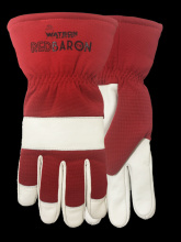 Watson Gloves 94001-L - RED BARON WASTENOT FULL COW SHERPA LINED GAUNTLET COMBO - L