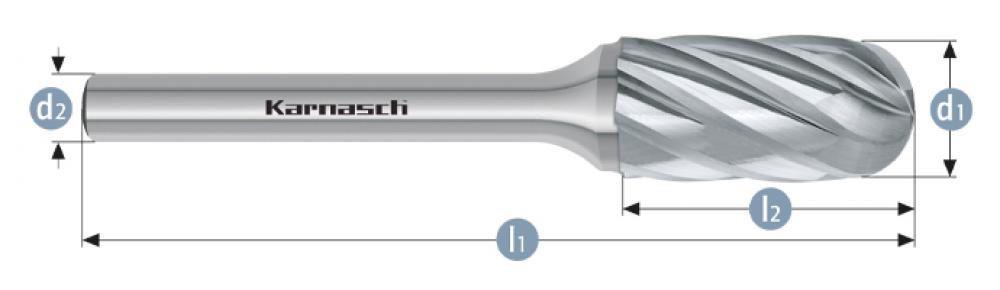 Tungsten carbide burr - Uncoated