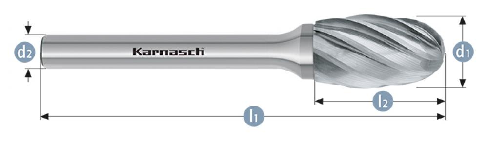 Tungsten carbide burr - Uncoated