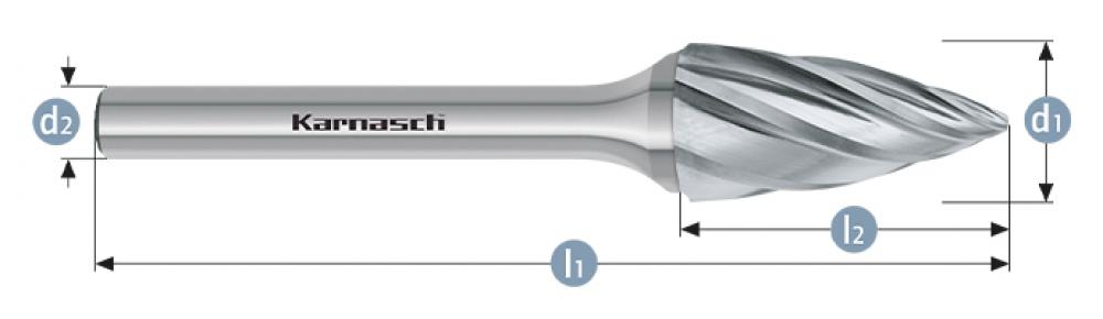 Tungsten carbide burr - Uncoated