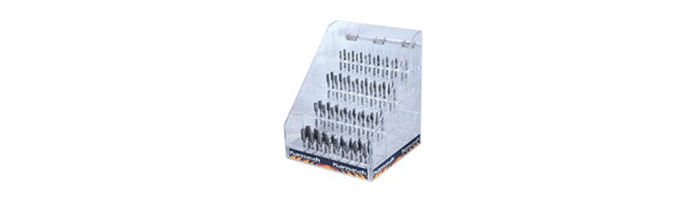 Display  Tungsten carbide burr uncoated, HP-3, 64 pces